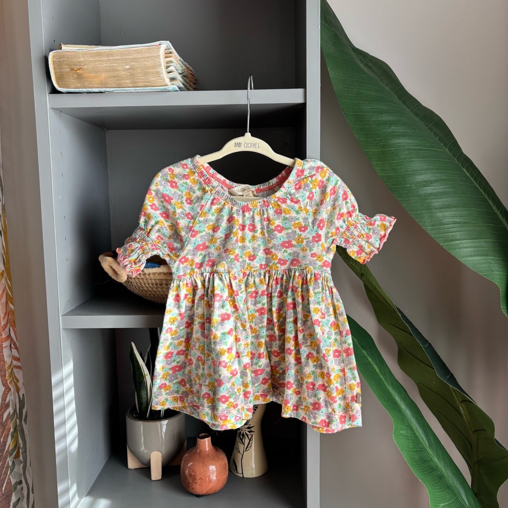 matilda jane floral babydoll top 100% cotton
